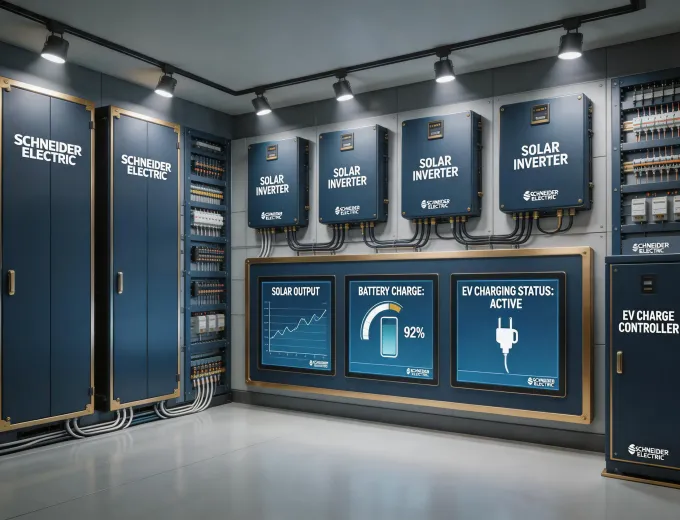 Renewable energy control room and storage equipment