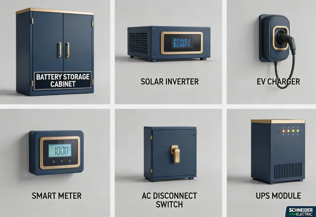 Schneider Electric renewable product showcase